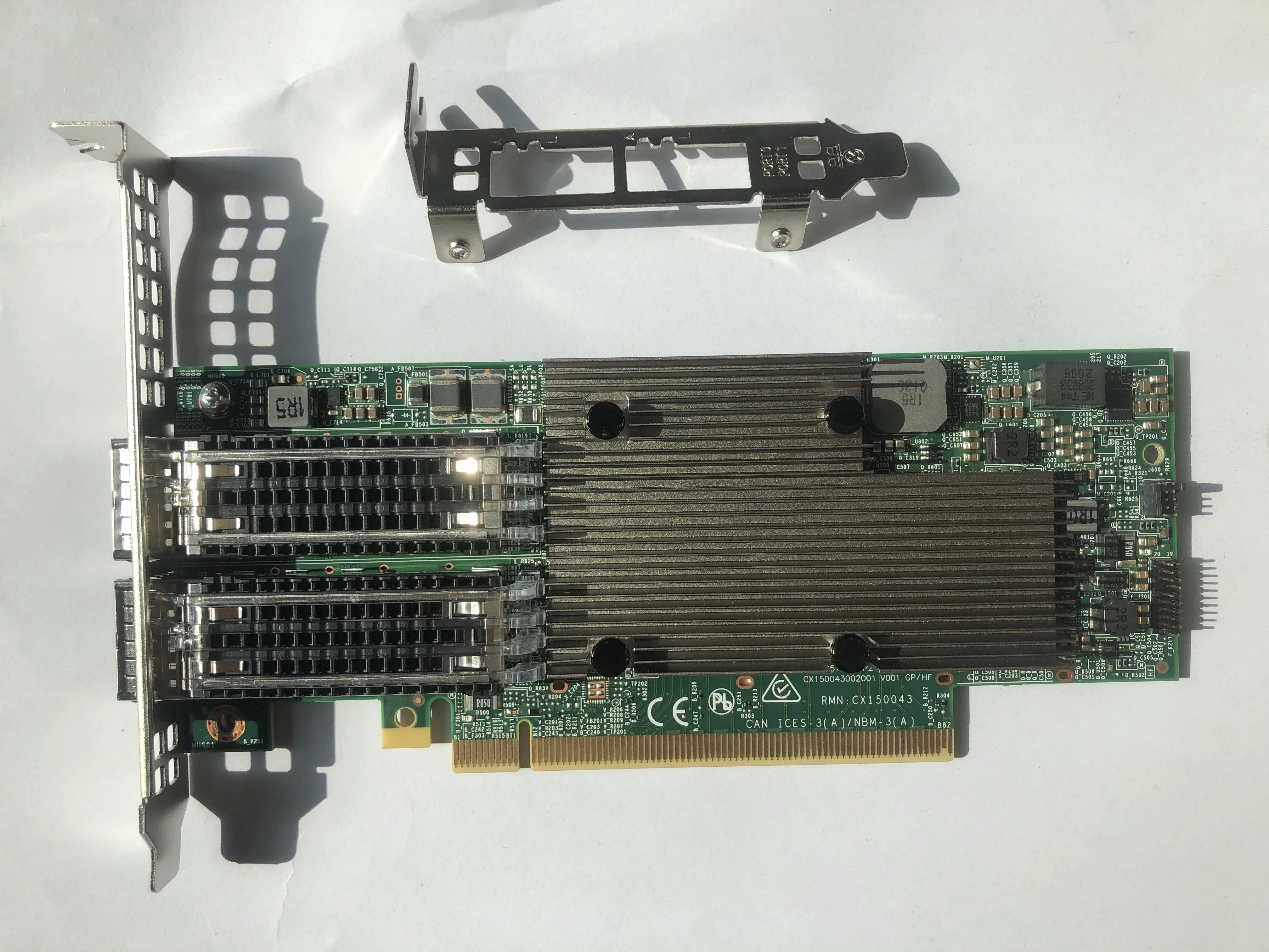 BCM957508-P2100G NT P2100G 2x100GbE PCIe NIC dual port without optical module