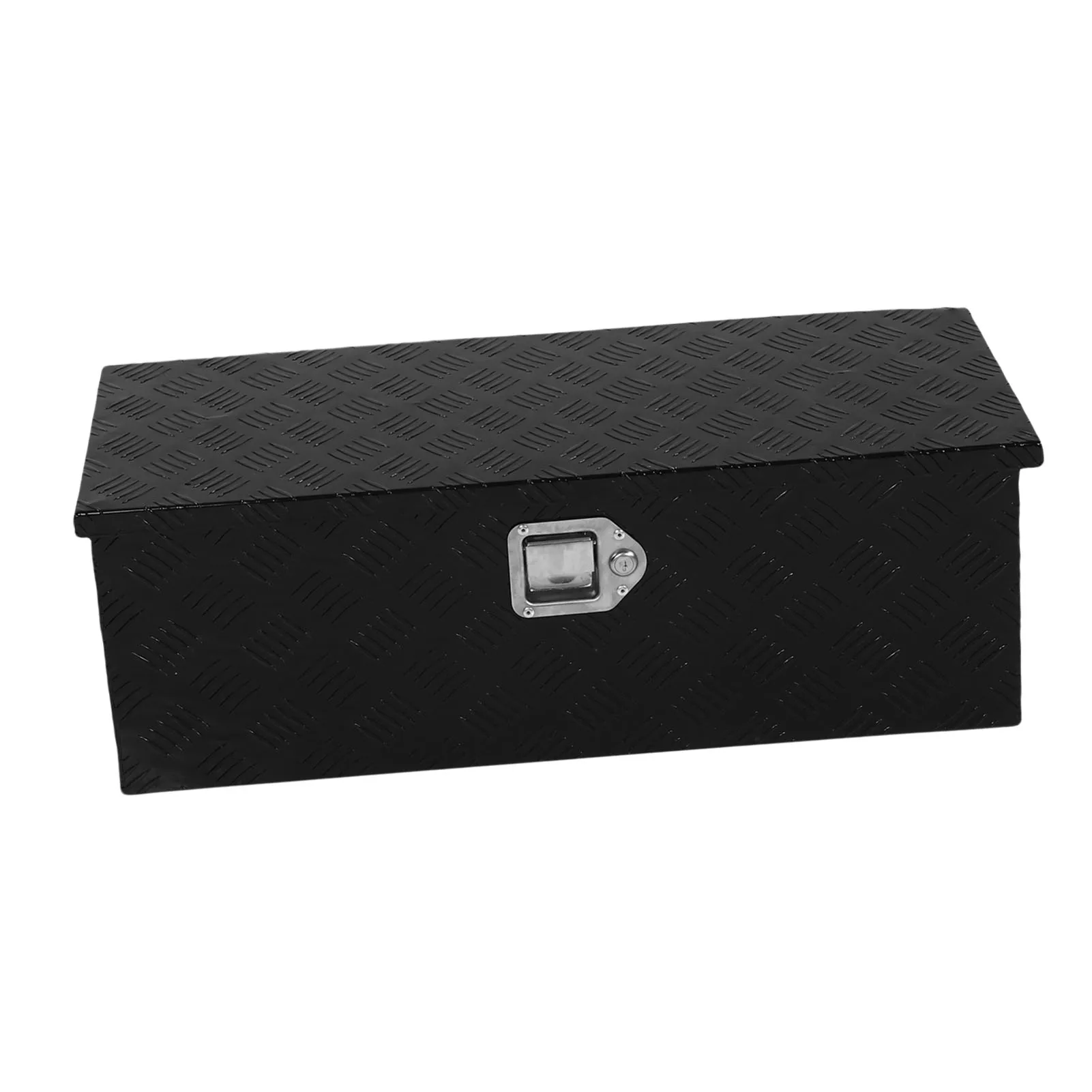 Truck Bed Tool Box 64L Waterproofing Powder Coating Portable Heavy Duty Trailer Storage Tool Box Outdoor Trailer Pickup Toolbox