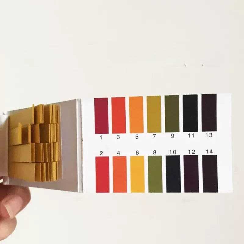Aquaculture pH Precision Test Paper Fish Tank Special Water Quality Testing pH Color Card 80 Sheets