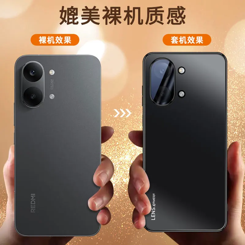 Electroplated Acrylic Shockproof Lens Protection Hard Case Cover