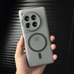 Magnetic Ultra-Thin Translucent Matte Clear Shockproof Case with MagSafe Compatibility for Ace3 Pro (Black MS CC)