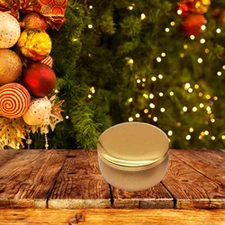 10pcs Round Empty Metal Tin Can 30ml Golden Screw Top Round Jars Metal Tin Cans Aluminum Containers Balm Tins