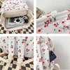 Cherry Printing Woman Backpack 2023 New Cute Schoolbag Student Book School Bag For Teenage Girls Boys High Quality Rucksack 4