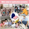 Mini Travel Mahjong Set Portable Tile Games Mini Game Set Travel Game Set No Odor Mahjong Set With Table Legs For On-The-Go 4