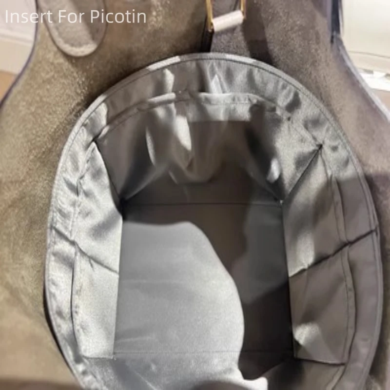 Fits For H picotin Organizer Insert 18 22 High Density Waterproof Satin Light Suitable innerbag for H Picotin purse organizer insert