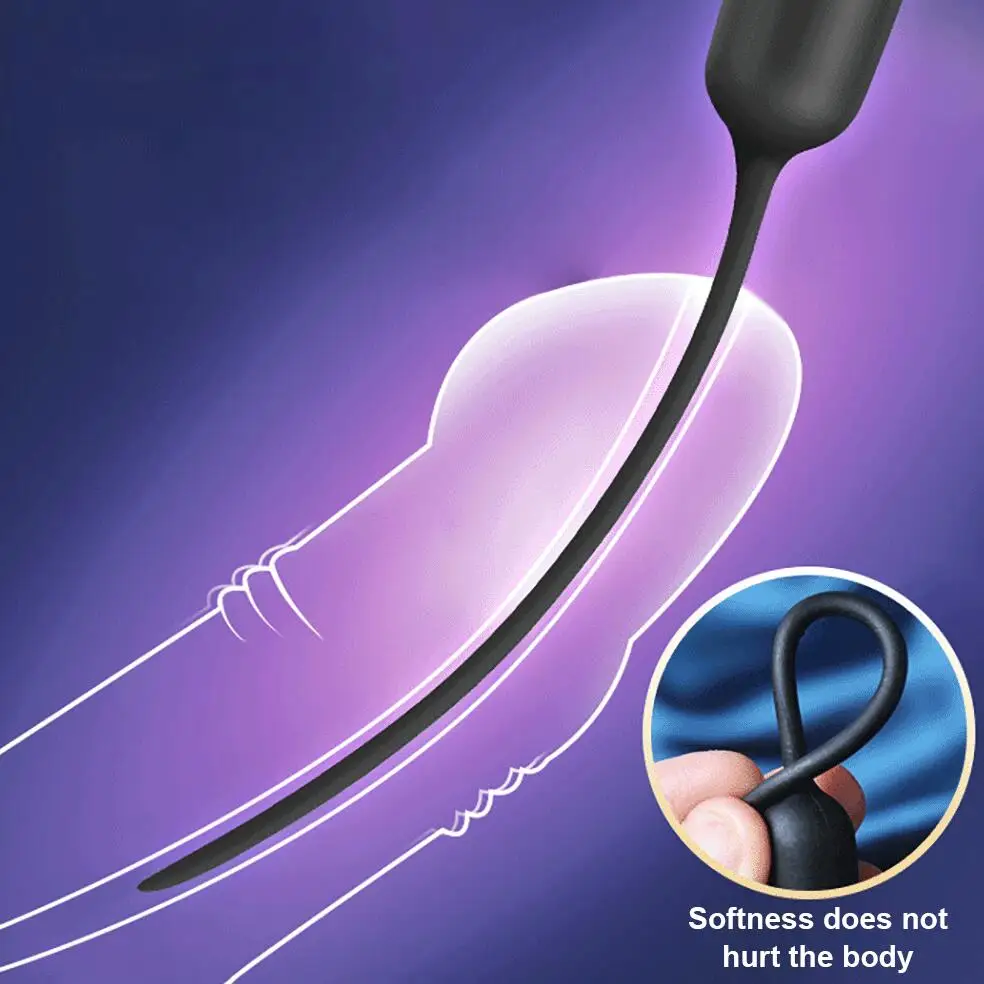 Urethral Dilator 10 Frequency Urethral Vibrator Catheter Sex Toy Men Penis Plug Dildo Dilator Massager Horse Eye Stimulator Masturbator