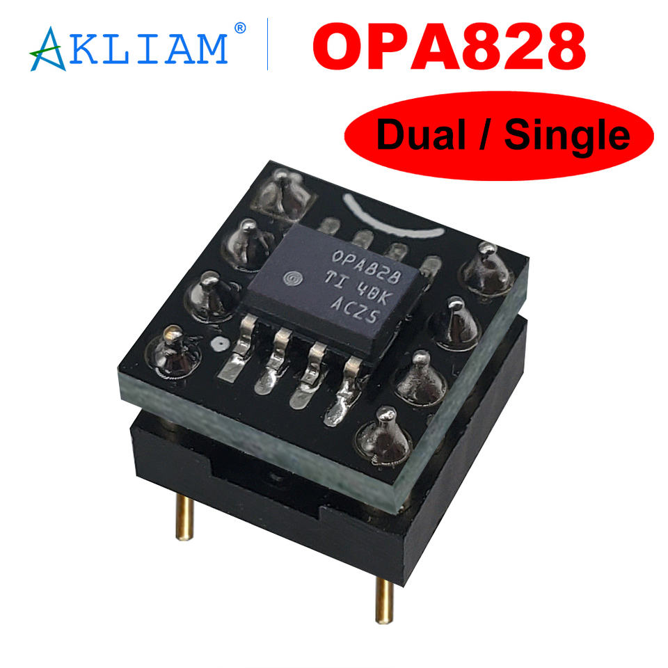 AkLIAM 1 Unit Original TI OPA828 Dual Single Op Amp Low-Offset Low-Drift Low-Noise Operational Amplifiers Op Amp Upgrade