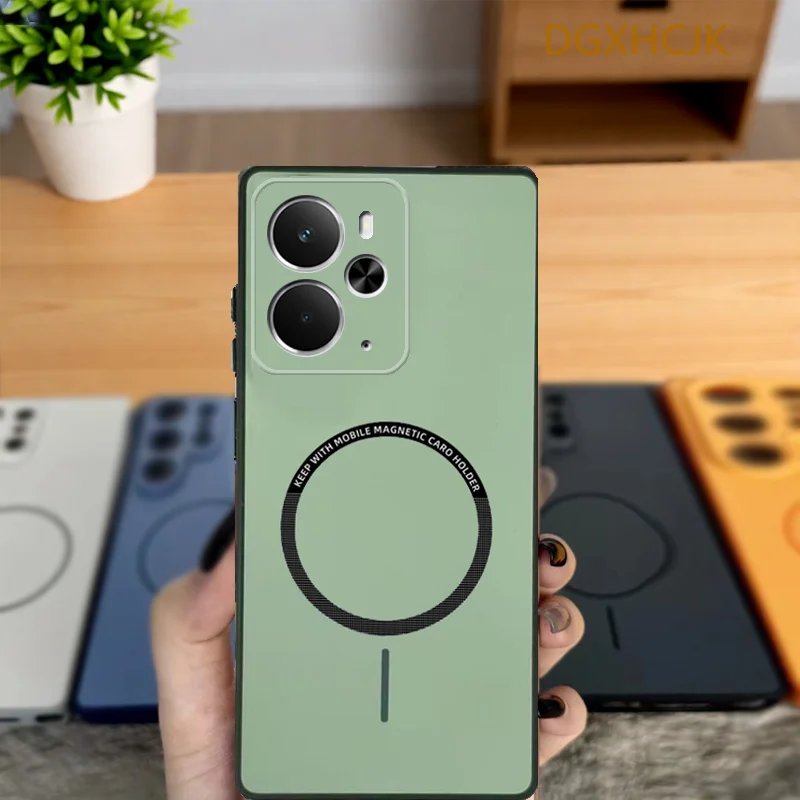 Magnetic Hard Silicone Back Cover