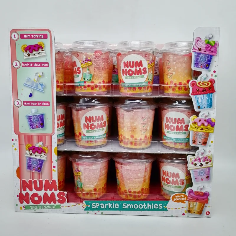 

Surprise Num Noms Slime So Delicious Surprise Toys for Girls Fluffy Slime Mystery Makeup Lip Gloss Smell Snackables Dolls