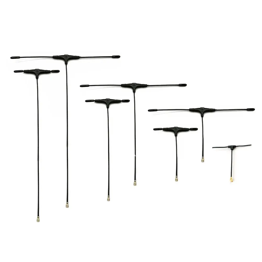 Antenne drone 915MHz/2.4Gz 78-220mm, pièce de rechange RC, comparée à une règle pour l'échelle.