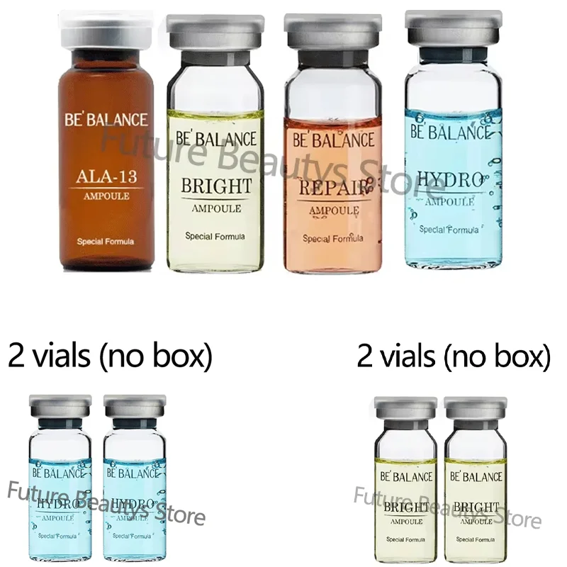 5 vials 10ml Hyaluronic Acial Serum Essence Kit BRIGHTENING/ALA/HYDRA/REPAIR Face Serum Vitamin C Cosmetics Beauty Moisturizing