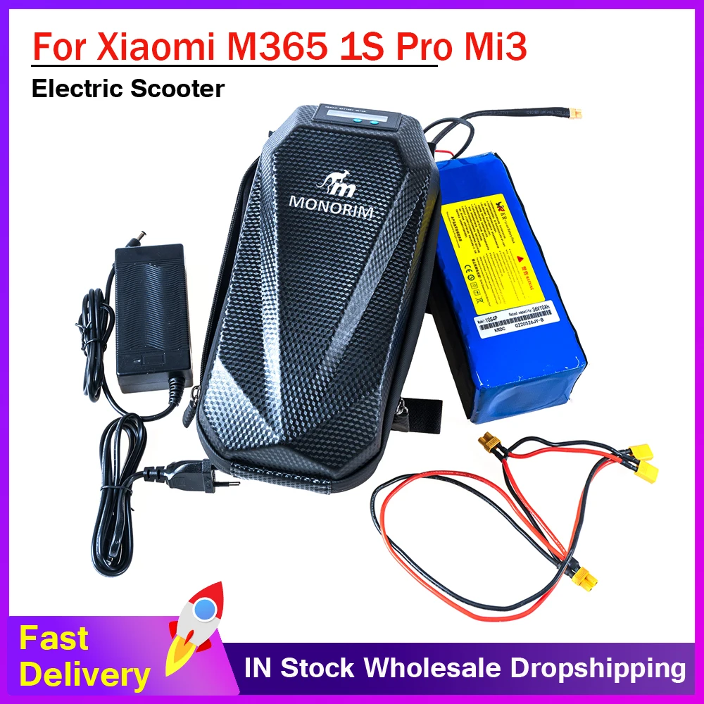 

Аккумулятор Monorim 36 В, 10,4 Ач для Xiaomi M365 1s Pro Mi3 Ninebot Max G30 F30 F40