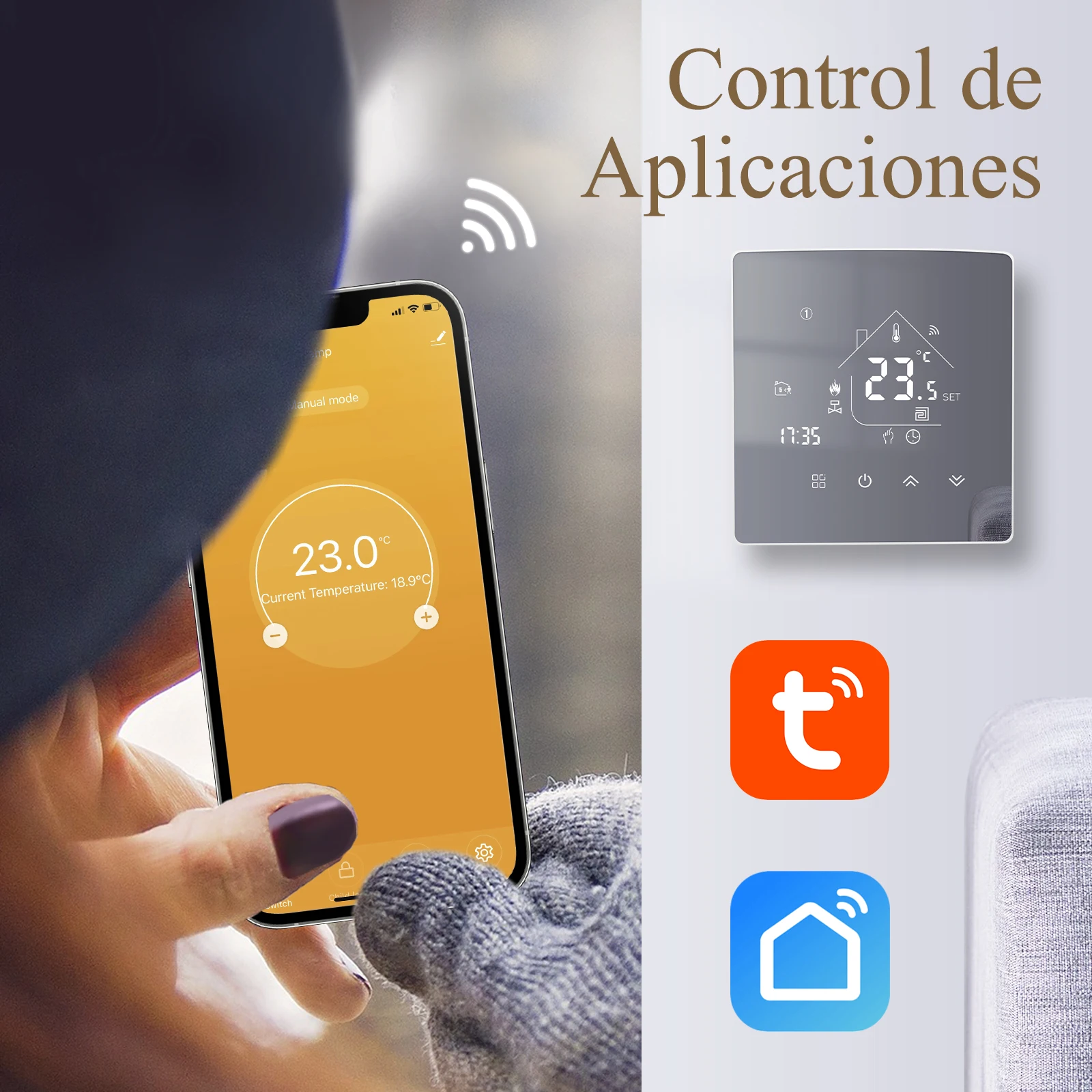 Wifi Smart Heizung Thermostat Digital Temperaturregler Handy App