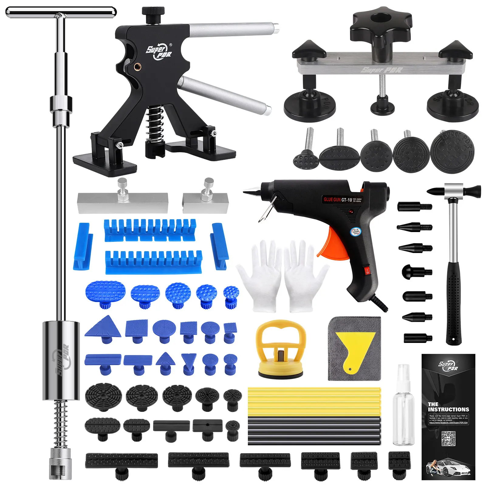 CarPaintlessDentRepairHandToolKitSetInstrumentCarBodyHail