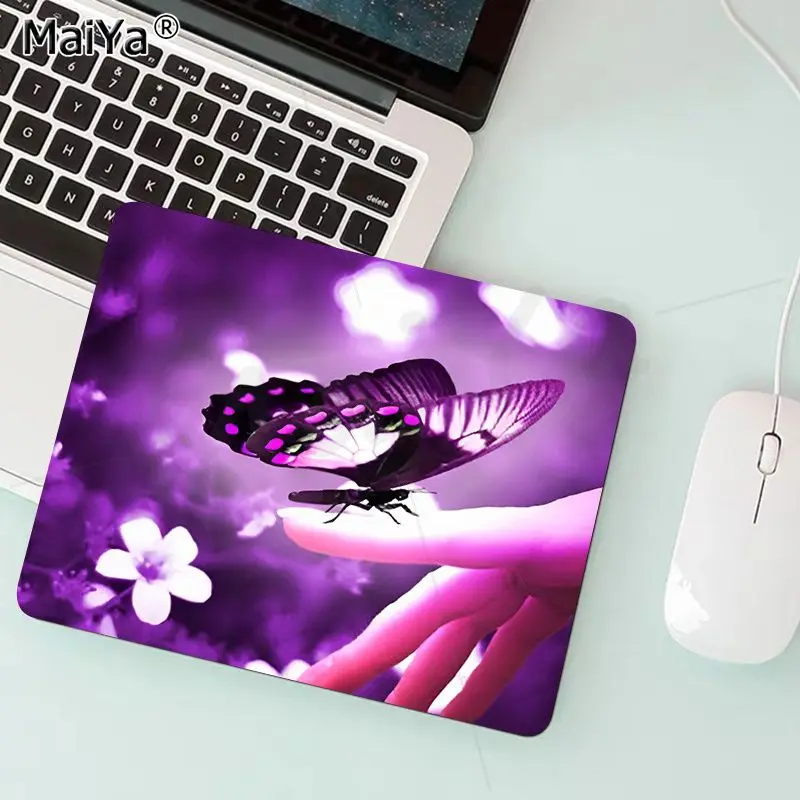 Gaming Mousepad Mouse Pad Beautiful Butterfly Skin Cartoon Anime Gaming Mouse Pad Keyboard Mouse Mats Smooth Company For Teen Girls Bedroom