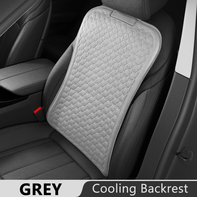 thumbnail image 1 of Funda de asiento de coche 3D de gel refrescante, transpirable, universal, para asientos delanteros, protector de respaldo, alfombrilla fresca para maletero de coche, SUV, 1 of 5