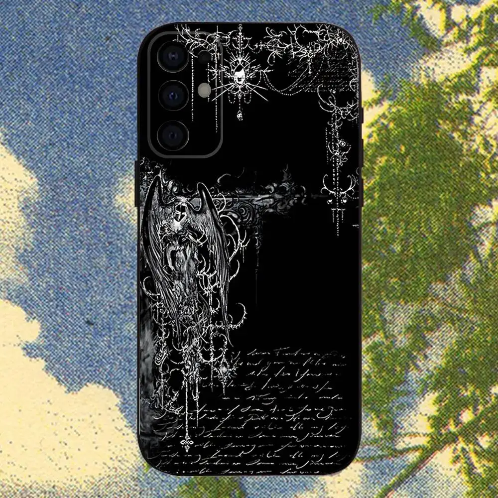Dark Gothic Coquette Cybersigilism Skin-Friendly TPU Phone Case