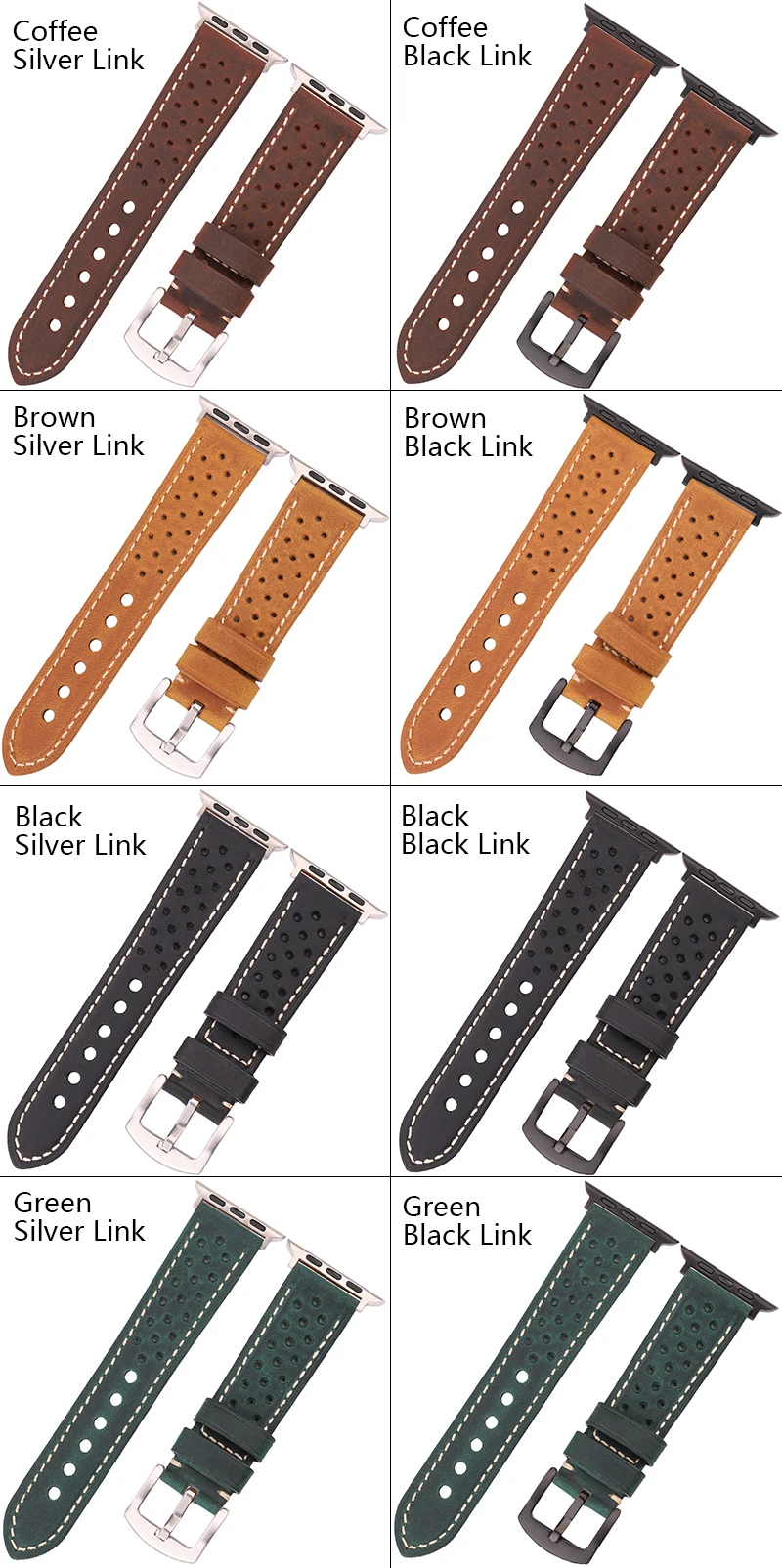 Apple Watch Leather Strap - Breathable™
