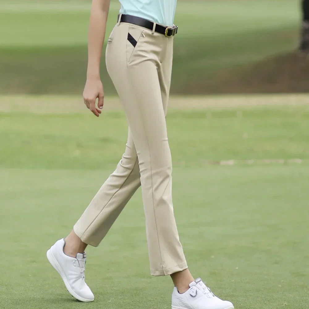 Golf Sports Trousers Women Summer Ankles Cropped Waterproof