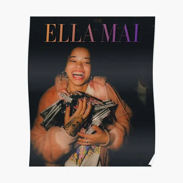 Картина-постер Ella Mai для дома, винтажная роспись, современное искусство, Настенный декор, забавная печать, декор для комнаты, настенное украшение без рамки