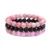 3pcs/set 8mm Natural Stone Beads Bracelet Set Pink Zebra Rhodonite ...