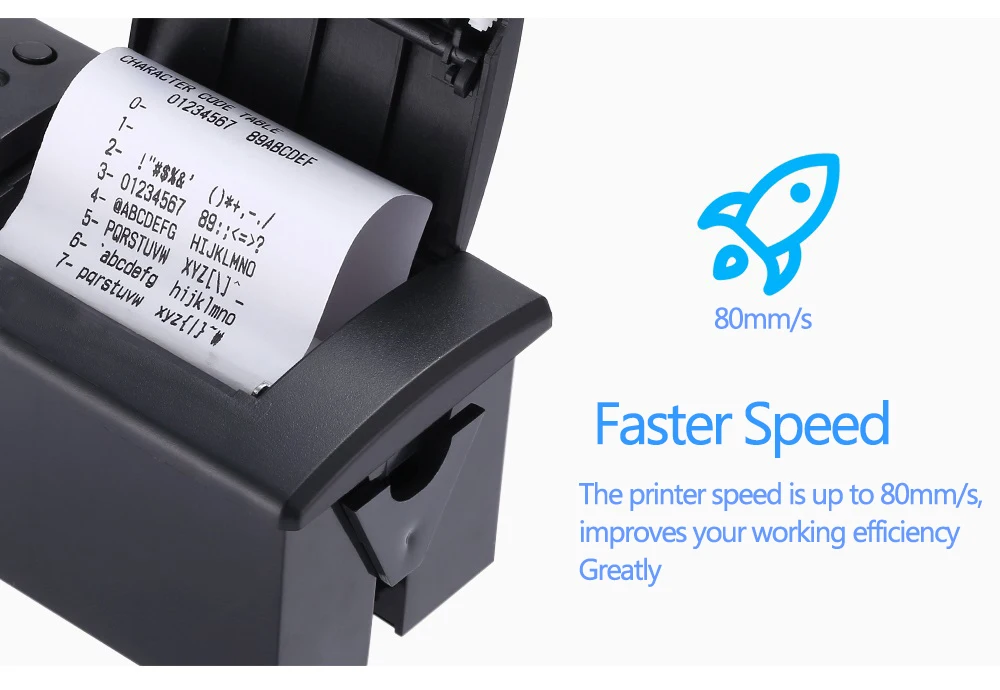 Qr701インターフェース内蔵プリンター、Posレシート、58mmプリンター