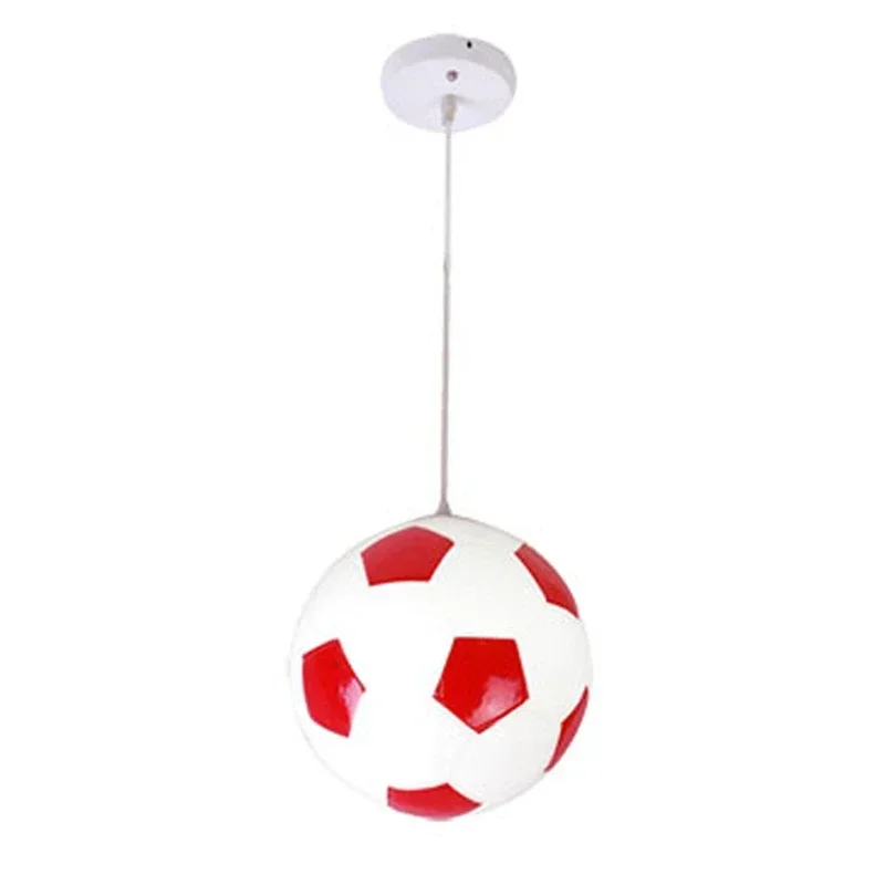 Children Bedroom Chandelier Modern Simple Walkway Creative Personality Football Glass Lamps Boys Girls Room Decorative Lights 3