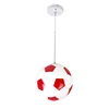 Children Bedroom Chandelier Modern Simple Walkway Creative Personality Football Glass Lamps Boys Girls Room Decorative Lights 3