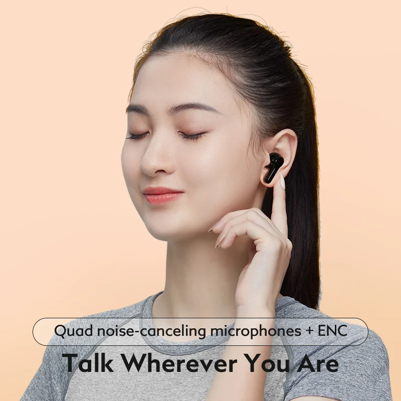 Фото TWS-наушники QCY T13 с поддержкой Bluetooth и сенсорным управлением №2