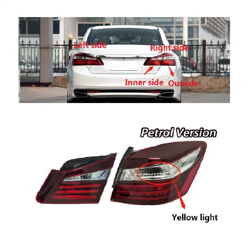 ANZO LED Tail Light Assembly | Honda Accord (03-05) (321029) main image 0