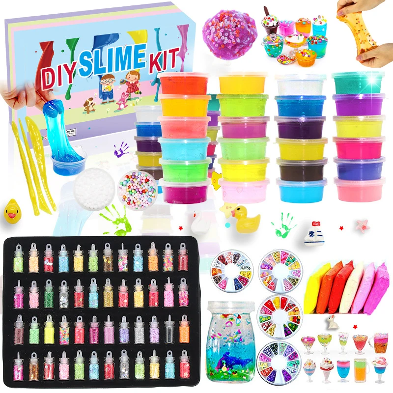 Slime Kit,Slime 24 and Clay 6 DIY Slime Kit for Algeria