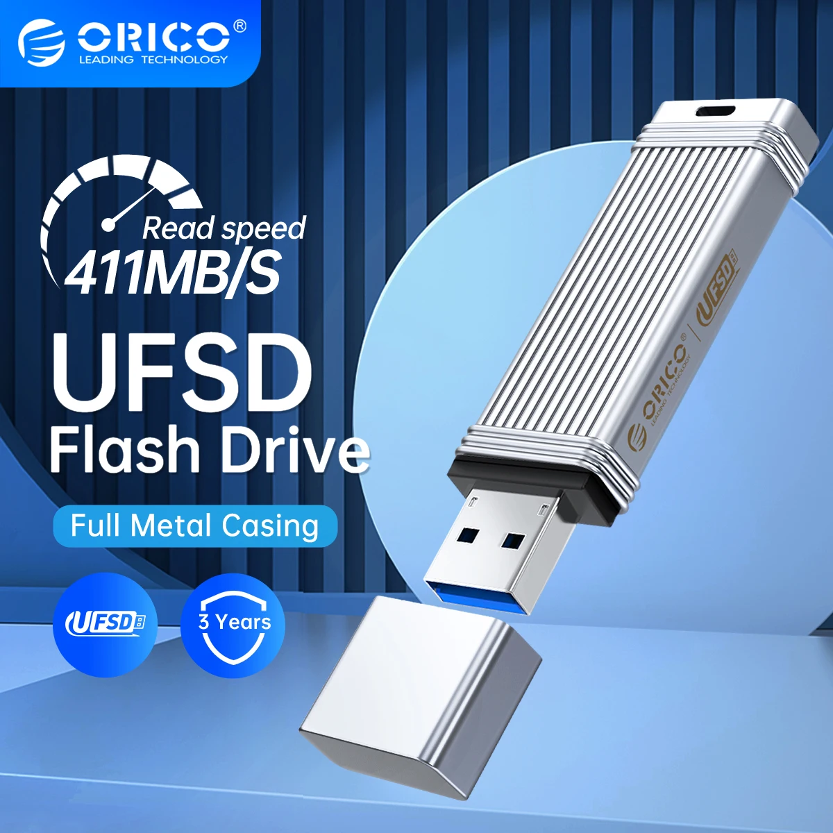 ORICO UFSD Metal Flash USB 3.0 Flash Drive 512GB 256GB 128GB 64GB Stick Type C Pendrives Memory Stick