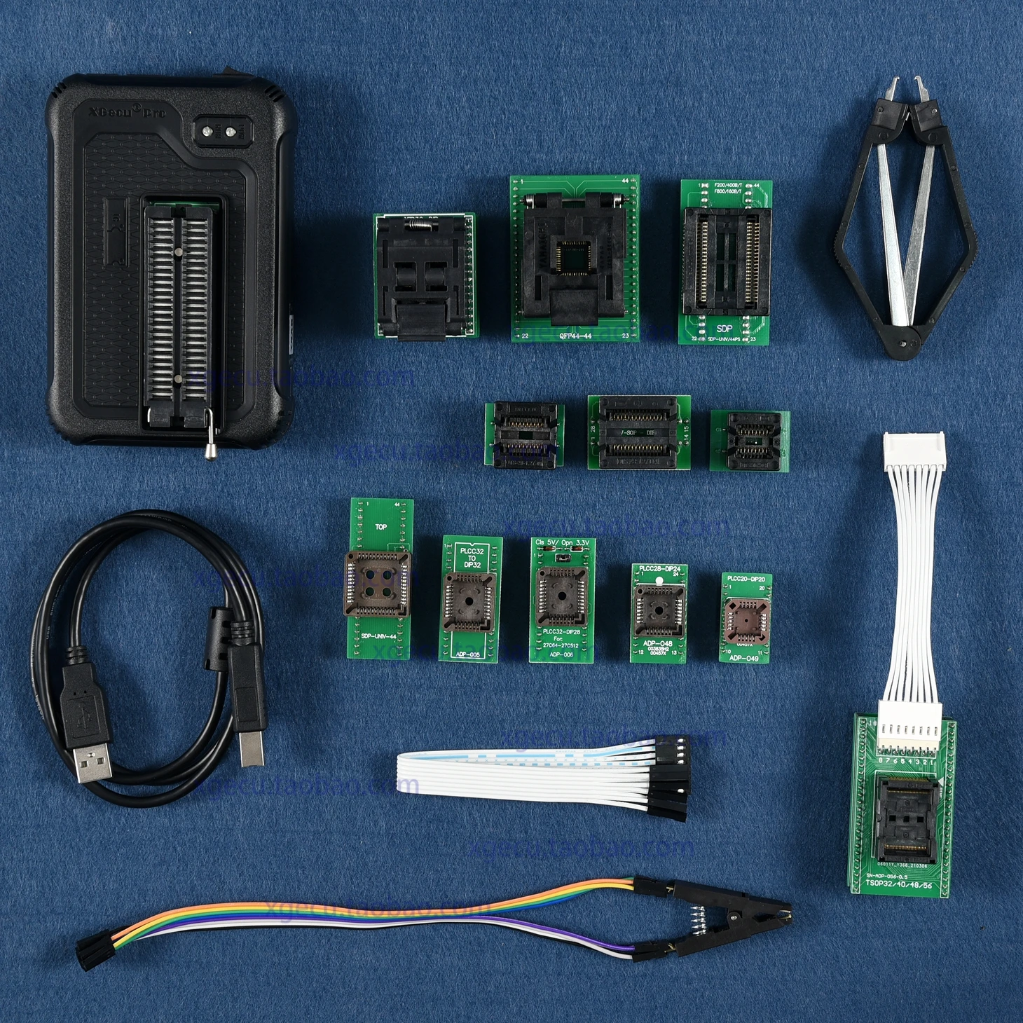 

T56 Programmer Nor Flash/NAND Flash/EMMC + Test Clips + 12 Adapters