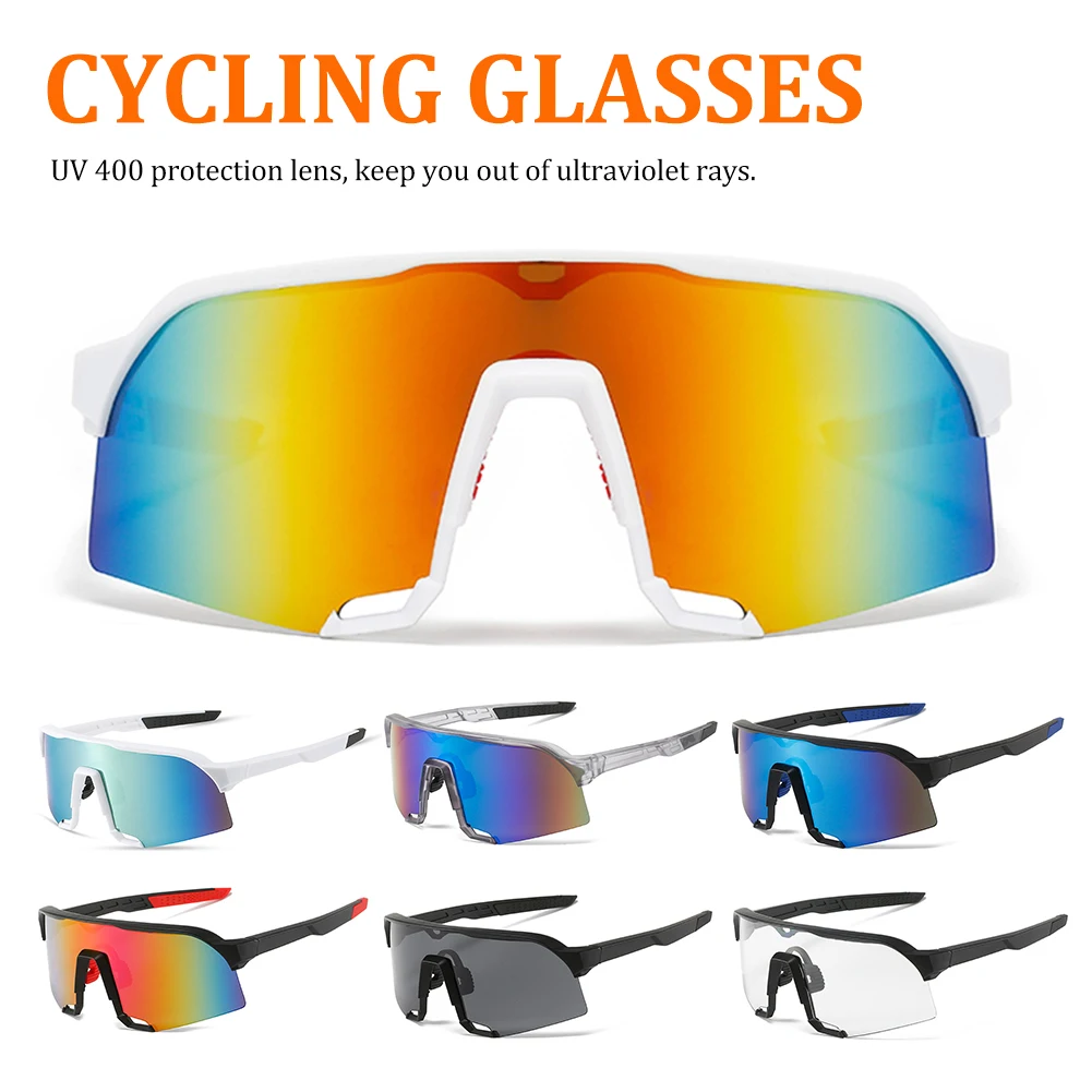 

UV400 Cycling Road Bike Riding Glasses MTB Polarized Lens Men Women Windproof Bicycle Outdoor Sport Sunglasses Eyewear Goggles
