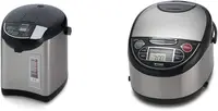 PDU-A30U-K Electric Water Boiler and Warmer + Tiger JAX-T10U-K 5.5-Cup Micom Rice Cooker 1