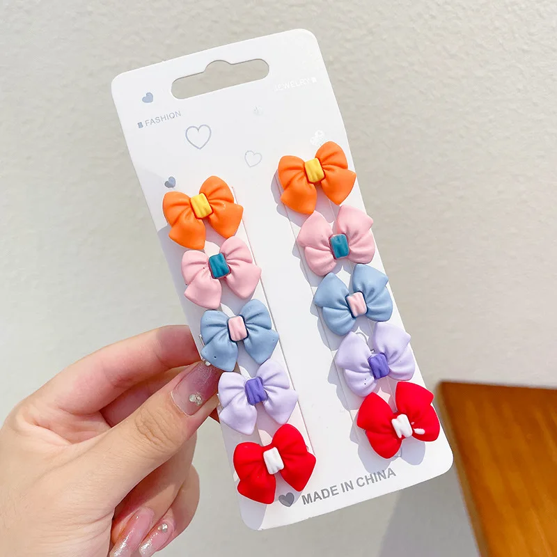 Hair Accessories 10PCS/Set Girls Cute Cartoon Hair Clips Kids Lovely Hairpins Headband Barrettes Fashion Hair Accessories Pin Baby Headdress