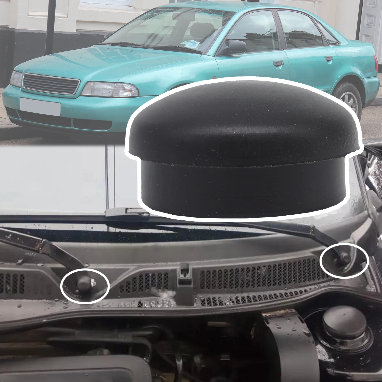 SMARTSIMPLE 1pc Car Front Windscreen Wiper Arm Nut Caps Bolt Cover For Mitsubishi Montero Mirage Lancer Space Star Sportback M1z6 I.21223129