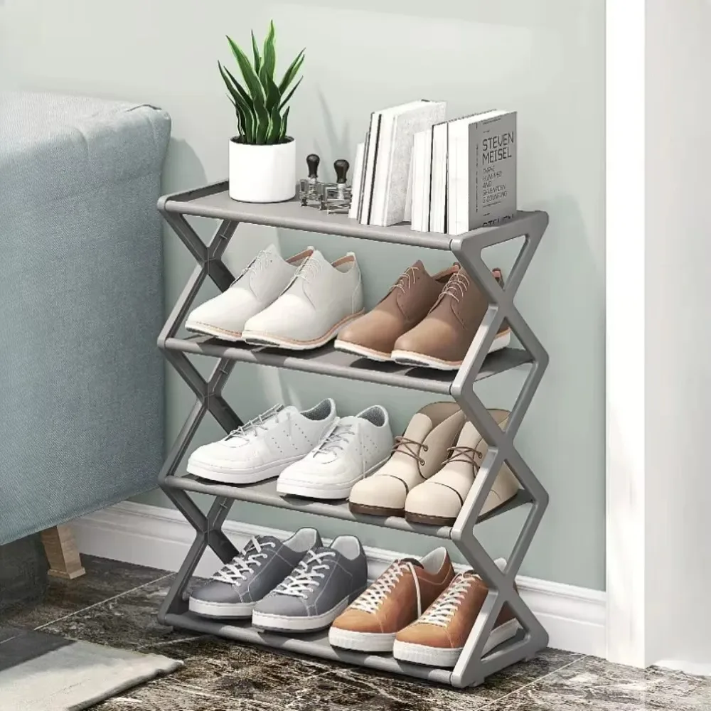 Shoe Rack X-Shaped Multilayer Space-saving