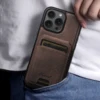 Magnetic 2-in-1 Card Holder Wallet Leather Phone Case Compatible with MagSafe Wireless Charging for iPhone 16ProMax 15Plus 14 13 6