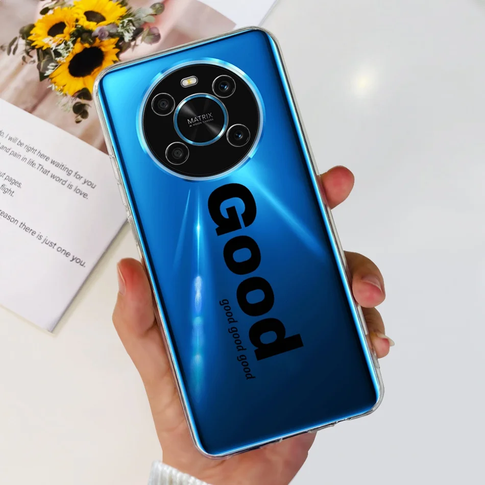 Elegant Printing Soft Silicone Clear TPU Protective Phone Case