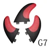 New Surfboard Fins 3PCS Set for BiLong FCS Box G7 Size Fiberglass Honeycomb with Carbon L Size  Quilhas Surf Fin Tri Fin 4