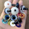 20pcs High Quality Safety Eyes For Amigurumi Crochet Toys Glitter Mixed Sizes Large Green Blue Buttons Doll Eye 18/20/25/30/35mm 2