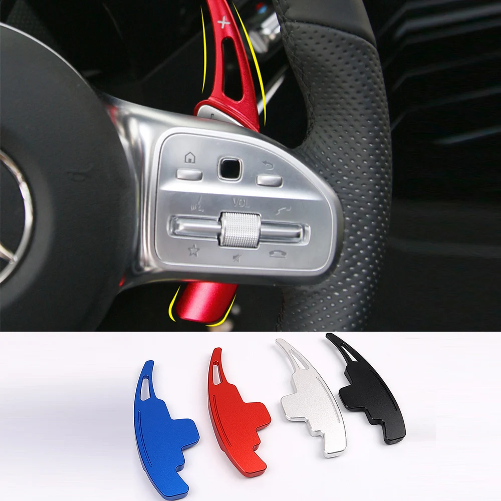 2 Stück Lenkrads chieber dsg Aufkleber Paddels chicht für Mercedes-Benz eine Klasse w177 Limousine v177 mb a180 a180d a200 a250