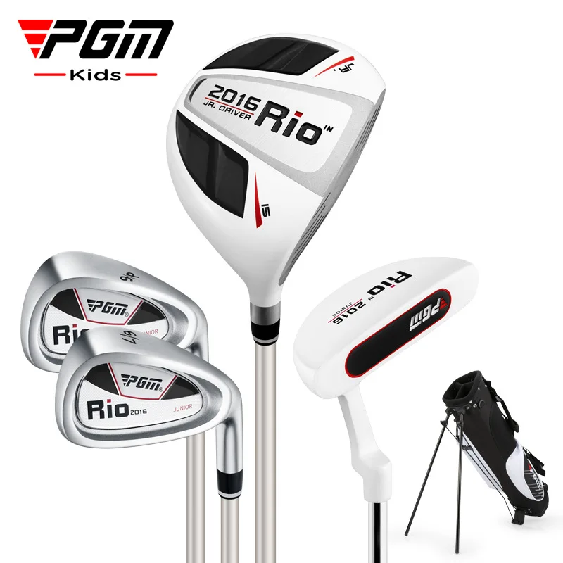 3-12 Età Ragazzi Ragazze Bambini Golf Club Set Completi Regalo Bambini Scuola Media Pratica Apprendimento Carbonio Swing Putter Bag Driver Iron