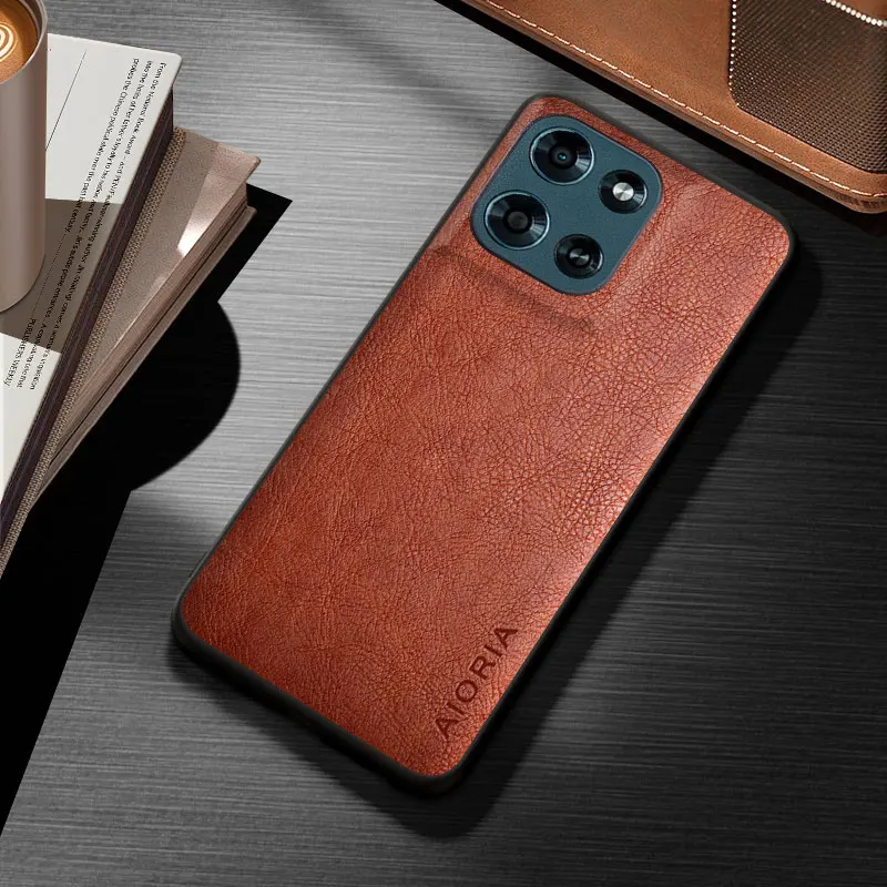 Business Style Durable PU Leather Phone Case Cover
