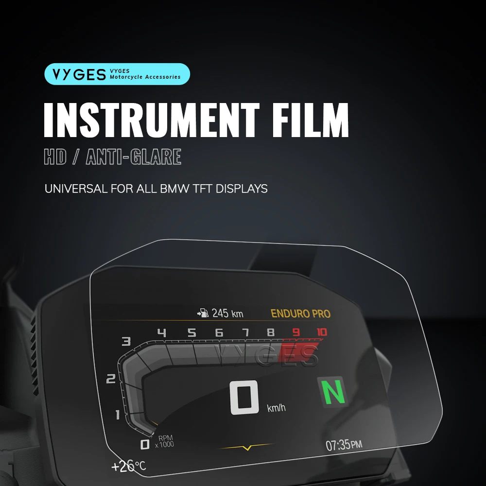Motorrad Für BMW F900GS F900XR F900R F850GS F800GS F750GS C400X TFT Display Schutz Film Screen Protector Instrument Film – Detail 1