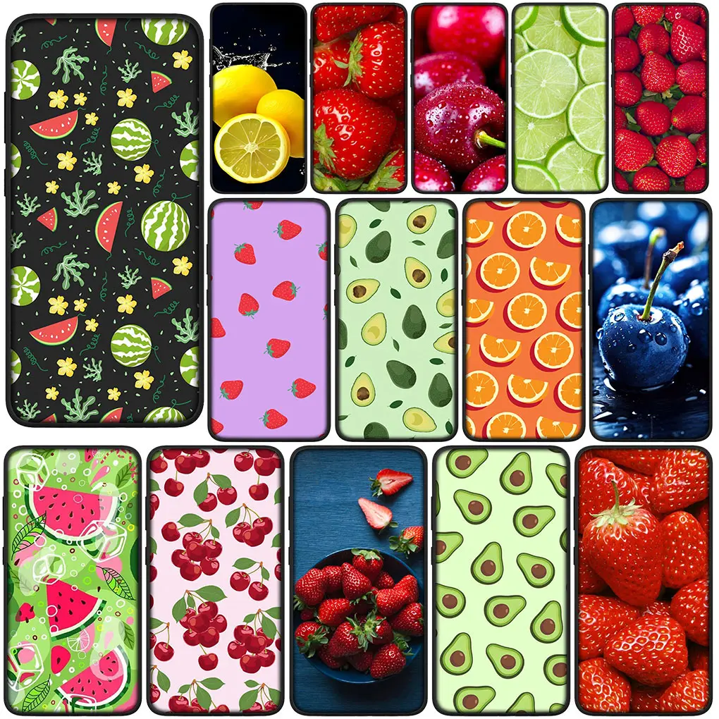 Custodia Per Telefono Con Cover Estiva Cherry Strawberry Fruit Per Huawei Y7A Y6P Y5P Y6 Y7 Y9 Prime 2018 2019 Y8P Y9A Y8S P Custodia Smart Funda
