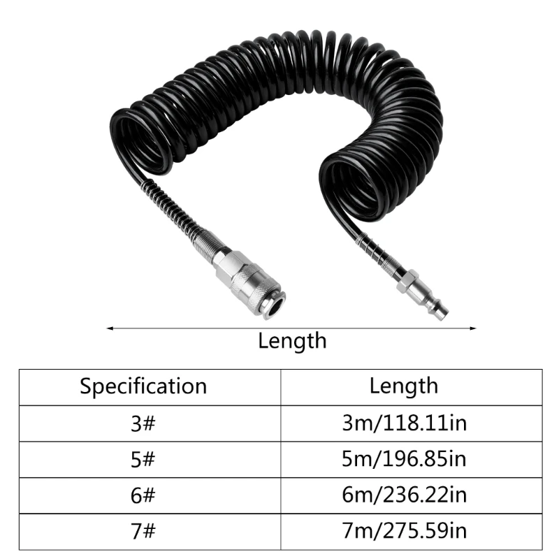 Tube d'Extension de Compresseur Pneumatique pour Voiture, Tuyau de