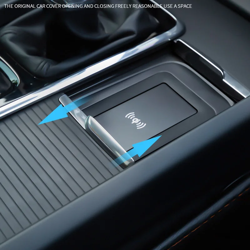 볼보 XC90 S90 V90 XC60 S60 V60 용 차량용 무선 충전기 전화 충전기 충전 패드 플레이트 충전 홀더