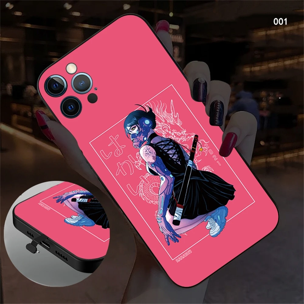 Anime Call Led Flashing Glowing Phone Cases Light Up For